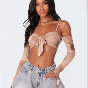 Edikted Mesh Tie Dye top. NEVER WORN!!